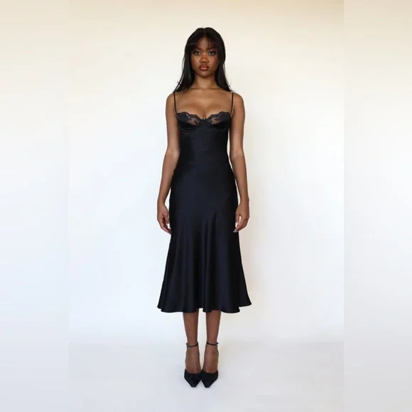 SOLD Mirror Palais NWOT ballet dress in black size S 🩰 - Picture 4 of 15